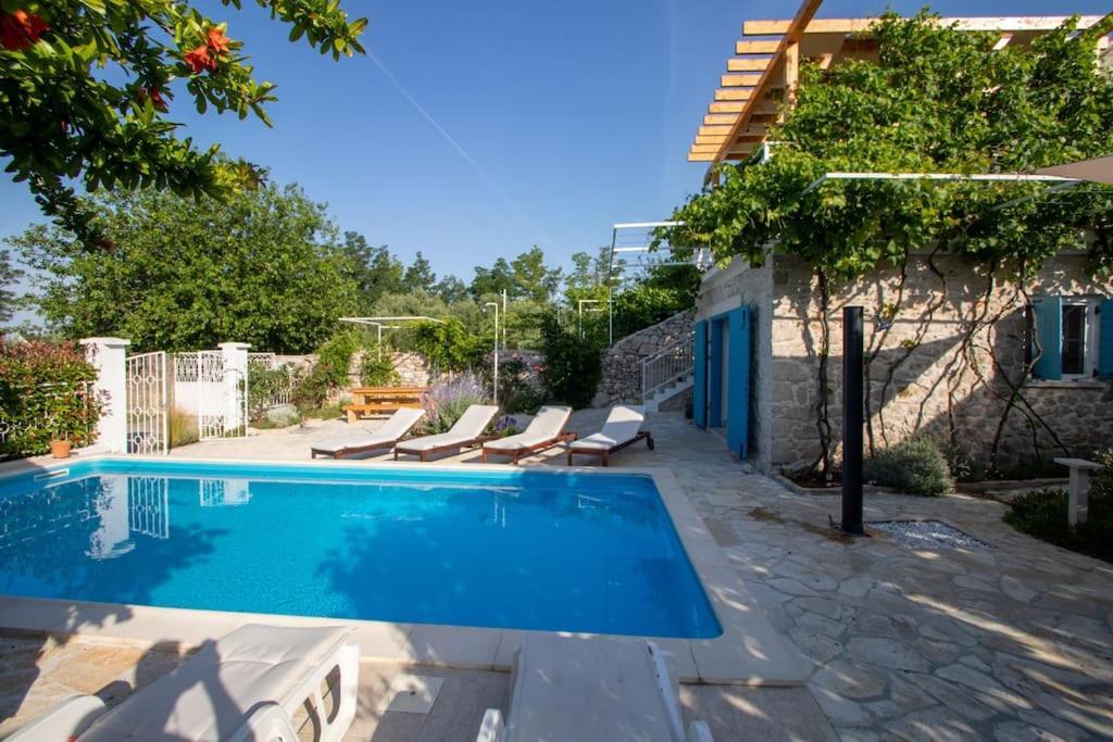 Вилла Stone House Kula Milica Mala Cista Экстерьер фото