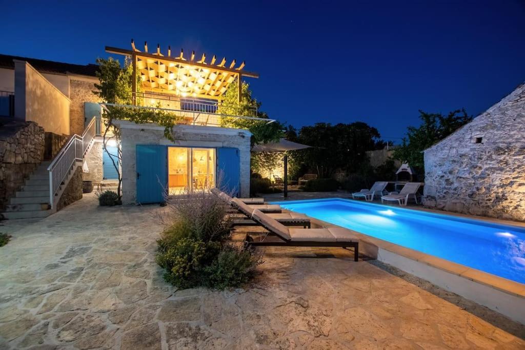 Вилла Stone House Kula Milica Mala Cista Экстерьер фото